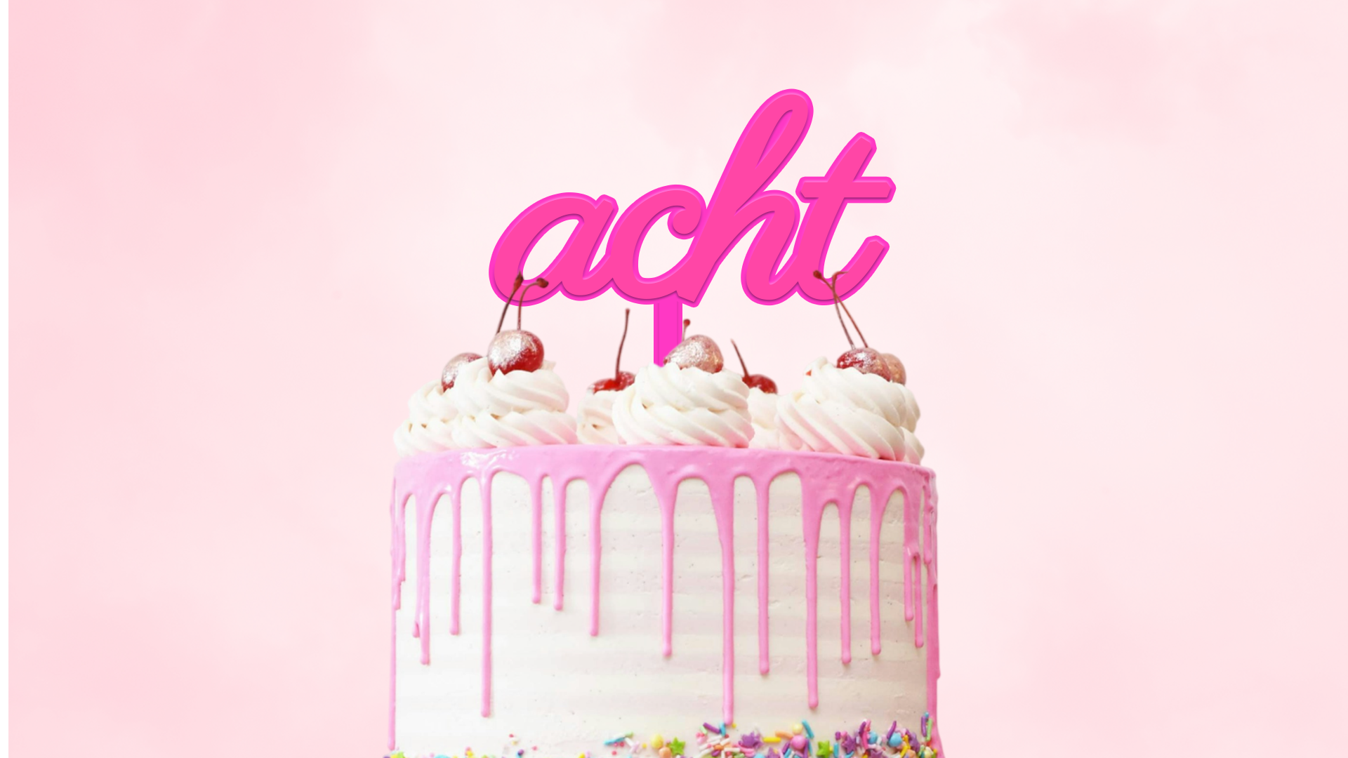 Cake Topper "Acht" – Bild 1