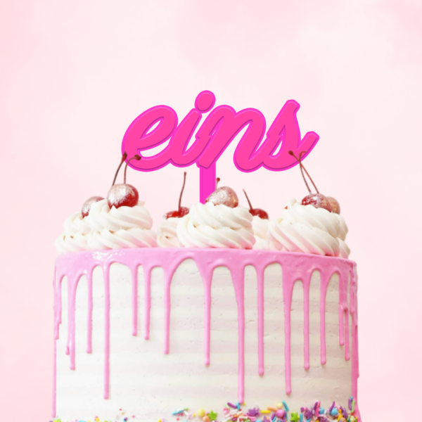 Cake Topper "Eins" – Bild 2