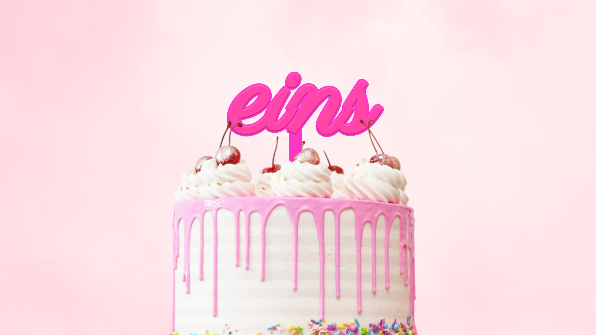Cake Topper "Eins" – Bild 2