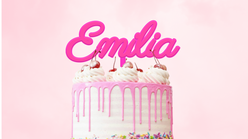 Individueller Caketopper