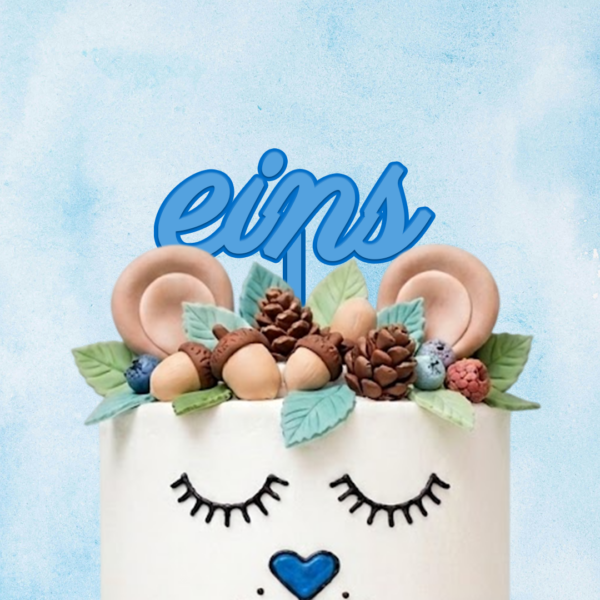 Cake Topper "Eins" – Bild 1