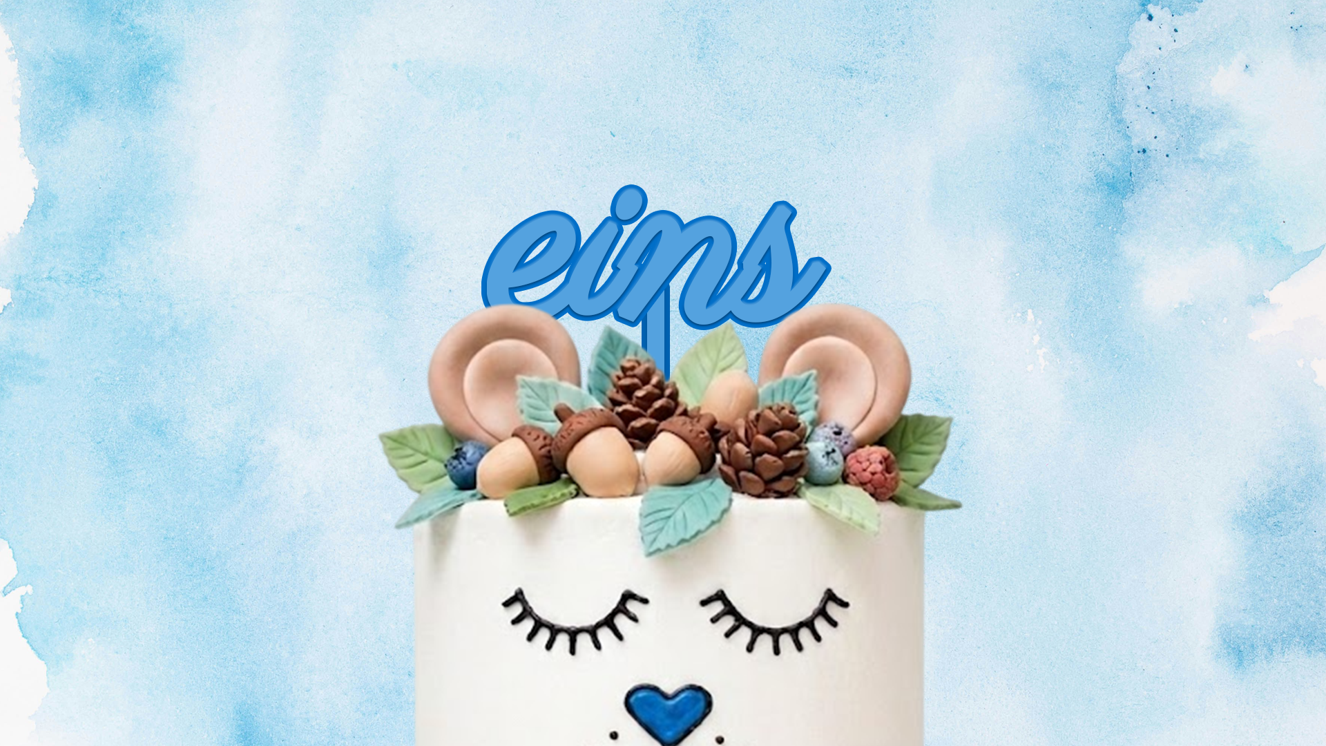 Cake Topper "Eins" – Bild 1